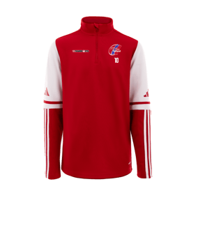 adidas Squadra 25 HalfZip Sweatshirt Rot