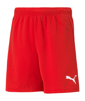 PUMA teamRISE Pantaloncini Bambini Rosso C001 - rosso