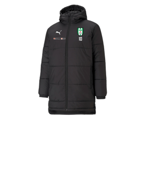 PUMA Bench Jacke Kids Schwarz Weiss F03