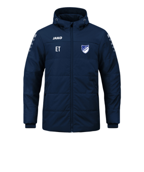 JAKO Team Coach Kapuzenjacke Blau F900