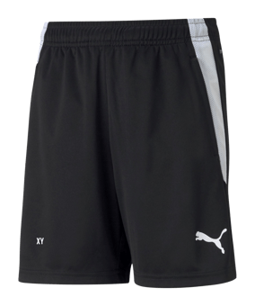 PUMA teamLIGA Short Kids Schwarz Weiss F03