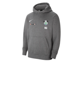 Nike Park 20 Fleece Hoody Kids Grau Weiss F071