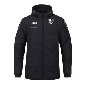 JAKO Team Coach Kapuzenjacke Schwarz F800