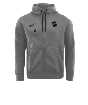 Nike Park 20 Fleece Kapuzenjacke Grau Schwarz F063