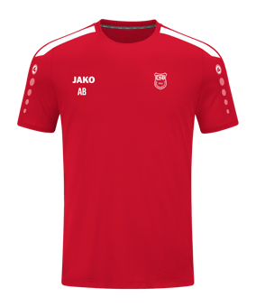 JAKO Power Trikot Rot Weiss F100