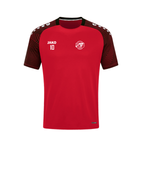 JAKO Performance T-Shirt Rot Schwarz F101
