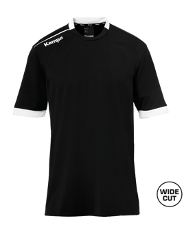 Kempa Player Shooting Shirt Schwarz Weiss F01 - schwarz