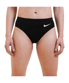 Nike Stock Brief Laufslip Damen Schwarz F010 - schwarz