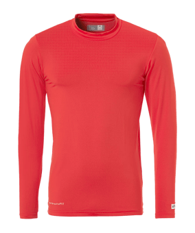 uhlsport Baselayer Unterhemd langarm Kids Rot F03 - rot