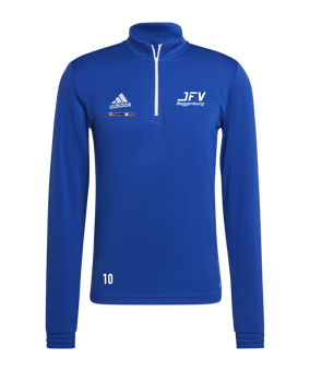 adidas Entrada 22 HalfZip Sweatshirt Blau Weiss