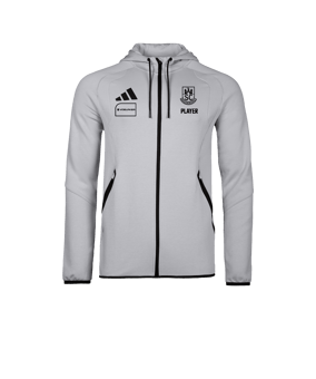 adidas Tiro Travel Hoody Grau