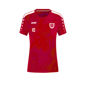JAKO Power T-Shirt Damen Rot Weiss F100