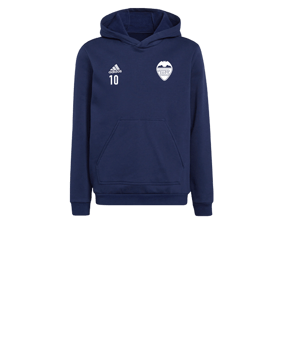 adidas Entrada 22 Hoody Kids Blau