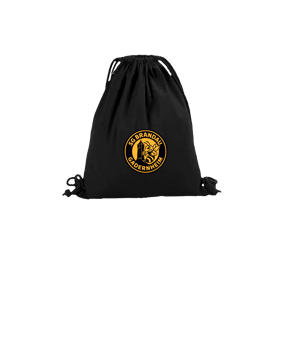 Merch Organic Premium Cotton Gymsack Black | #logo4c