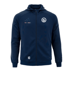 adidas Tiro 25 Travel Kapuzenjacke Blau