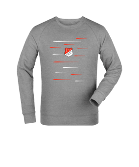 Merch Roller Sweatshirt Heather Grey | #lines