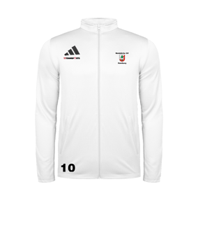 adidas Entrada 26 Trainingsjacke Weiß
