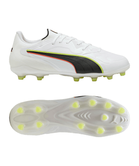 PUMA KING 20 Pro FG/AG Unleash Weiß F01 - weiss