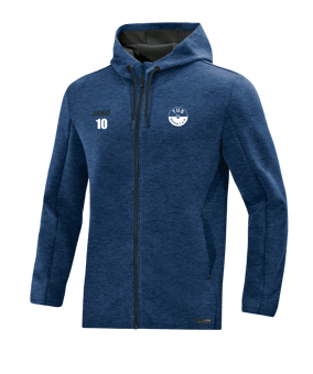 JAKO Premium Basic Kapuzenjacke Blau F49