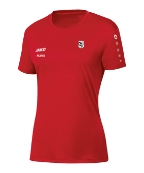 JAKO Team Trikot Damen Rot F01