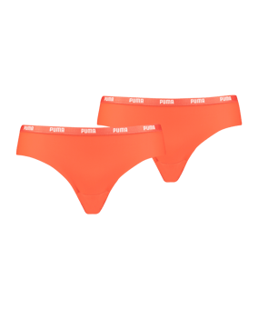 PUMA Microfiber Brazilian 2er Pack Damen F008 - orange