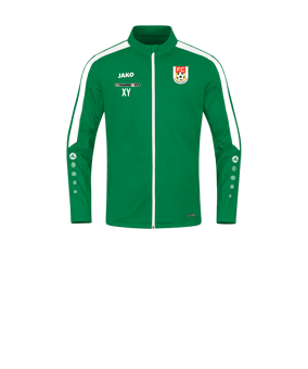 JAKO Power Polyesterjacke Kids Grün Weiss F200