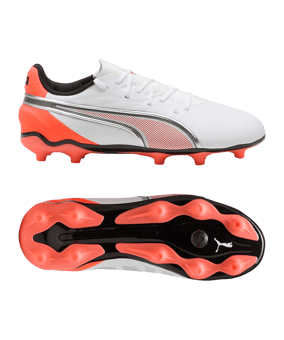 PUMA KING Match FG/AG Untamed Kids Weiß F01