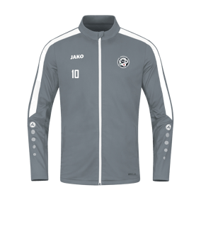 JAKO Power Polyesterjacke Grau Weiss F840