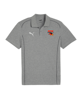PUMA teamFINAL Casuals Poloshirt Grau F33
