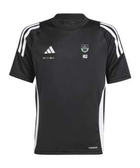 adidas Tiro 24 Trikot Kids Schwarz Weiss