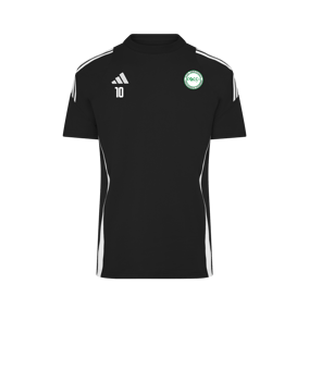 T-shirt adidas Tiro 24 noir blanc 