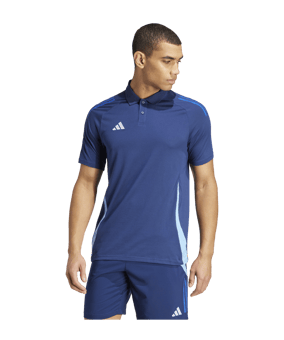 adidas Tiro 24 Competition Poloshirt Dunkelblau - blau