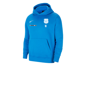 Nike Park 20 Fleece Hoody Kids Blau Weiss F463