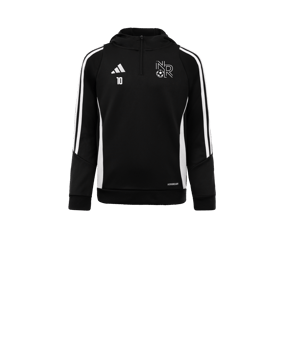 Sweat à capuche adidas Tiro 24 enfants noir blanc 