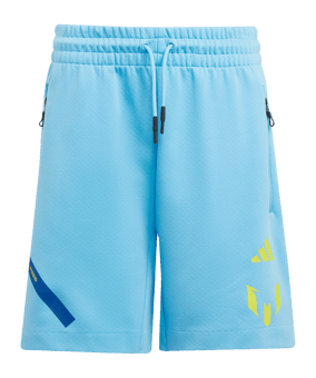 adidas Messi ZNE Short Kids Blau - blau