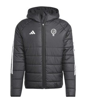 adidas Tiro 24 Winterjacke Schwarz Weiss