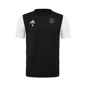Maillot adidas Estro 19 à manches courtes Noir Blanc