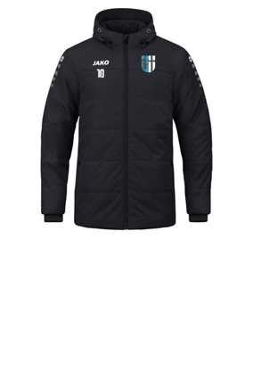 JAKO Team Coach Kapuzenjacke Schwarz F800