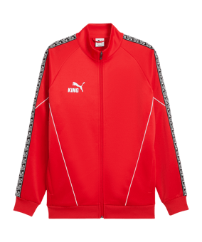 PUMA teamKING Anthem Jacke Rot F01 - rot