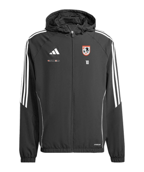 adidas Tiro 24 Windbreaker Kids Schwarz Weiss