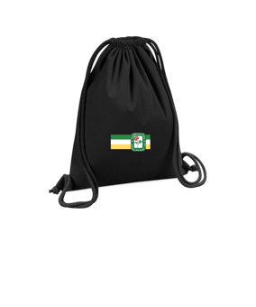 Merch Organic Premium Cotton Gymsack Black | #logo4c