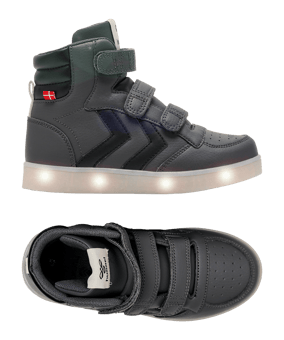 Hummel Stadil Flash Sneaker Kids Grau F1525 - grau