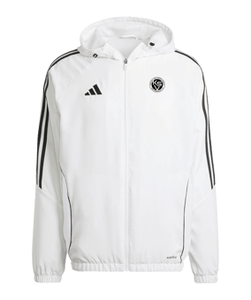 adidas Tiro 24 Windbreaker Weiss Schwarz