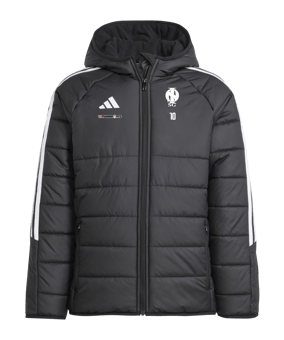 adidas Tiro 24 Winterjacke Kids Schwarz Weiss