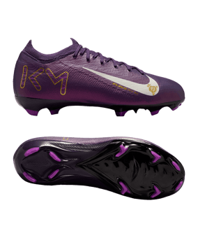 Nike Jr Air Zoom Mercurial Vapor XVI Pro FG Kylian Mbappe Signature Kids Lila F500 - lila