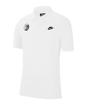 Nike SC Freiburg Poloshirt Weiss F100 - weiss