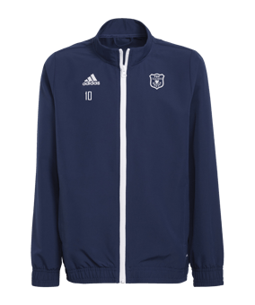 adidas Entrada 22 Präsentationsjacke Kids Blau