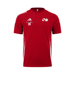 adidas Tiro 24 T-Shirt Rot Weiss