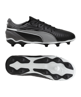 PUMA KING Match FG/AG Eclipse Jr Kids Schwarz Weiss F01 - schwarz