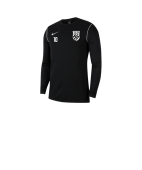 Nike Park 20 Sweatshirt Kids Schwarz Weiss F010